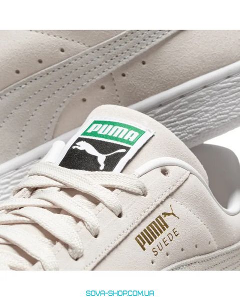 Оригінальні жіночі кросівки Puma Suede Light Grey 374915-10 фото