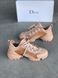 Женские кроссовки Christian Dior Beige re-2523 фото 7