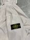 Premium ветровка Stone Island Logo Grey re-126580 фото 6