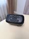 Жіноча сумка Chanel Mini Vanity Case in Black Lambskin with Silver Premium re-128740 фото 4