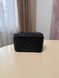 Жіноча сумка Chanel Mini Vanity Case in Black Lambskin with Silver Premium re-128740 фото 8