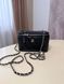 Жіноча сумка Chanel Mini Vanity Case in Black Lambskin with Silver Premium re-128740 фото 1