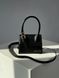 Женская сумка Jacquemus Le Chiquito Moyen Boucle Black Premium re-11107 фото 8