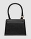Женская сумка Jacquemus Le Chiquito Moyen Boucle Black Premium re-11107 фото 2