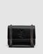 Женская сумка Yves Saint Laurent Medium Sunset in Smooth Leather Black/Silver Premium re-11313 фото 1