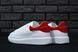 Жіночі кросівки Oversized Sneakers White & Red Alexander McQueen 2097m00 фото 3