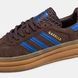 Женские кроссовки Adidas Gazelle Bold Shoes Brown Blue re-9250 фото 8