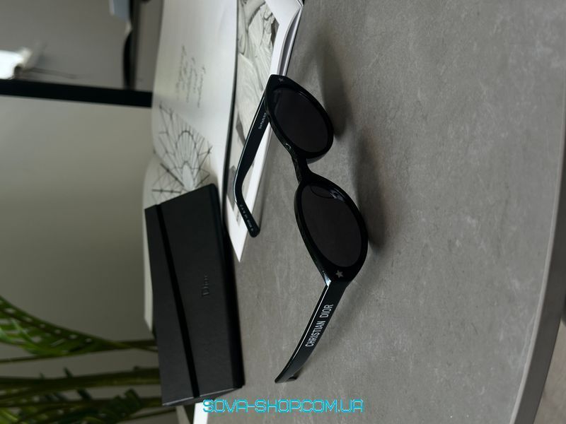 Сонцезахисні окуляри Christian Dior Black/Black Dior Pacific R1F Premium фото