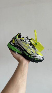 Чоловічі та жіночі кросівки Off-White "Be Right Back" Toxic Green фото