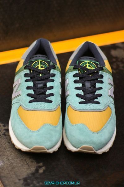 Чоловічі кросівки Stone Island x New Balance 574 Legacy 'Light Green' U574LGTN фото