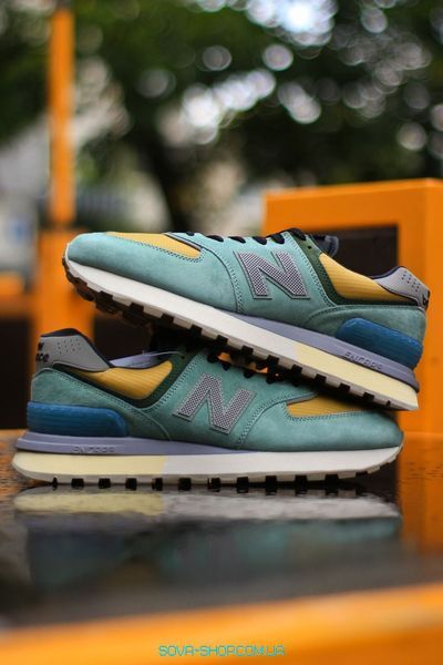 Чоловічі кросівки Stone Island x New Balance 574 Legacy 'Light Green' U574LGTN фото