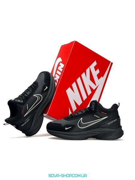 Мужские зимние кроссовки Nike Zoom Pegasus Black Fur фото