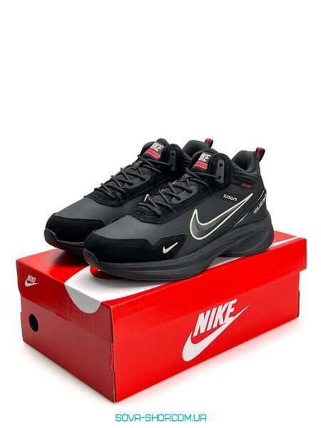 Мужские зимние кроссовки Nike Zoom Pegasus Black Fur фото