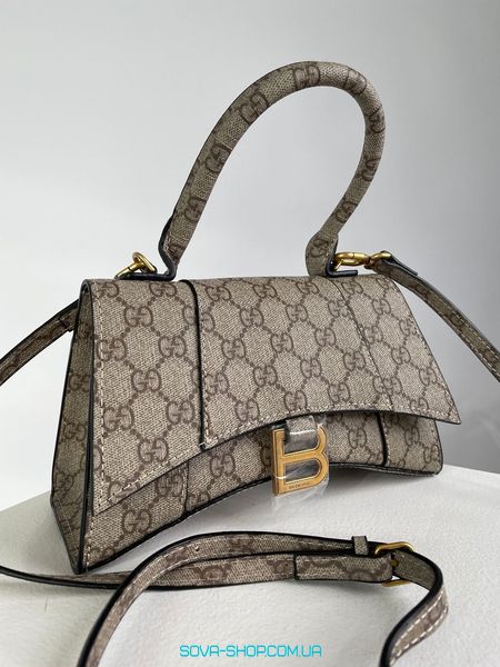 Женская сумка Gucci X Balenciaga Hourglass Hacker Aria Supreme Premium фото