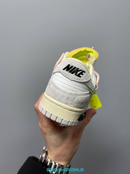 Женские баскетбольные кроссовки Nike SB Dunk x Off White Lot 13:50 фото