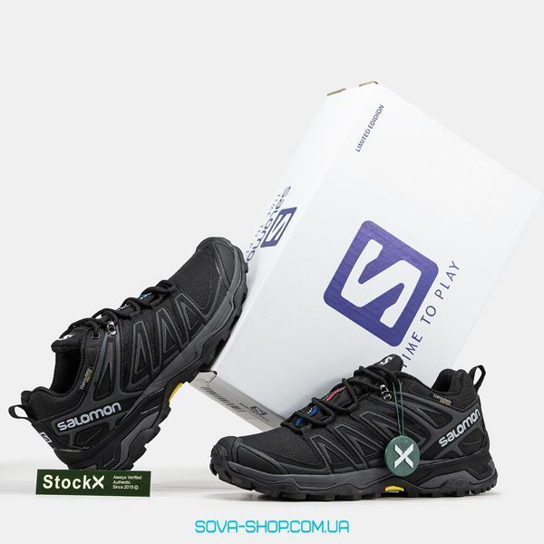 Мужские кроссовки Salomon Speed Cross Pro Thinsulate Gore-Tex Black Yellow фото