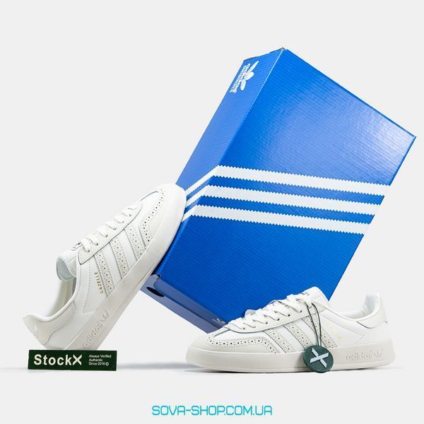 Жіночі кросівки Adidas Gazelle Indoor White Leather фото