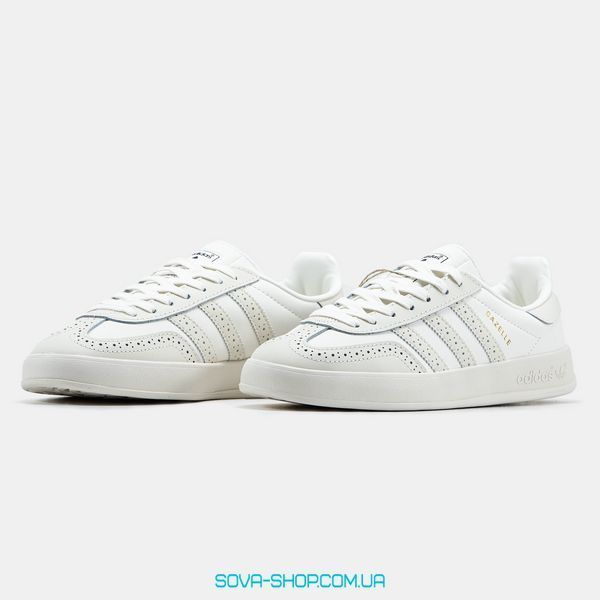 Жіночі кросівки Adidas Gazelle Indoor White Leather фото