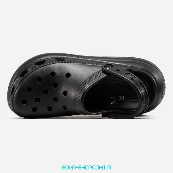 Жіночі шльопанці Crocs Classic Crush Clog Black фото