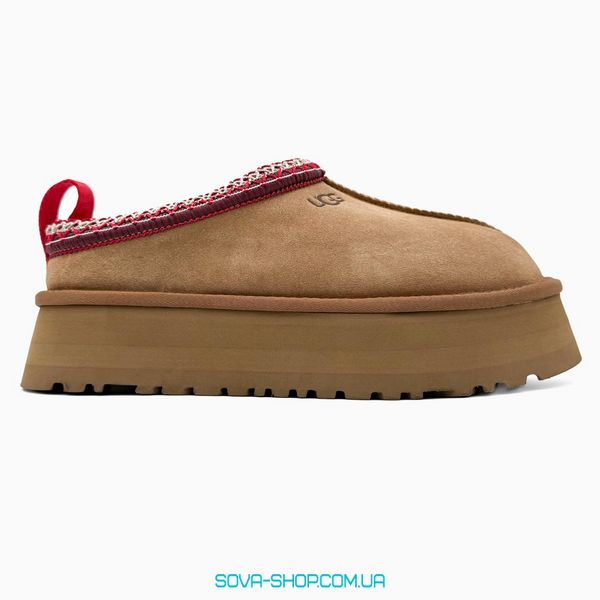 Жіночі зимові ботинки UGG Tasman Platform Chestnut PREMIUM фото