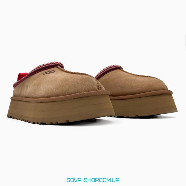 Жіночі зимові ботинки UGG Tasman Platform Chestnut PREMIUM фото