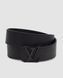 Ремень Louis Vuitton Leather Belt 40 mm Embossing Black/Black Premium re-128210 фото 4