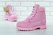 Мужские зимние ботинки (натуральный мех) Timberland CLASSIC PREMIUM NUBUCK WATERPROOF ROSE re-3753 фото 4