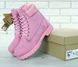 Мужские зимние ботинки (натуральный мех) Timberland CLASSIC PREMIUM NUBUCK WATERPROOF ROSE re-3753 фото 8