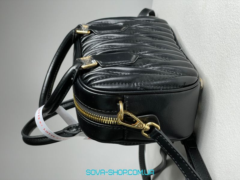 Женская сумка Miu Miu Arcadie Matelassé Nappa Leather Bag Black Premium фото