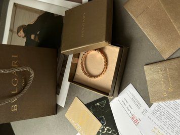 Браслет Bvlgari Serpenti Viper Diamond Bracelet 18K Rose Gold Premium фото