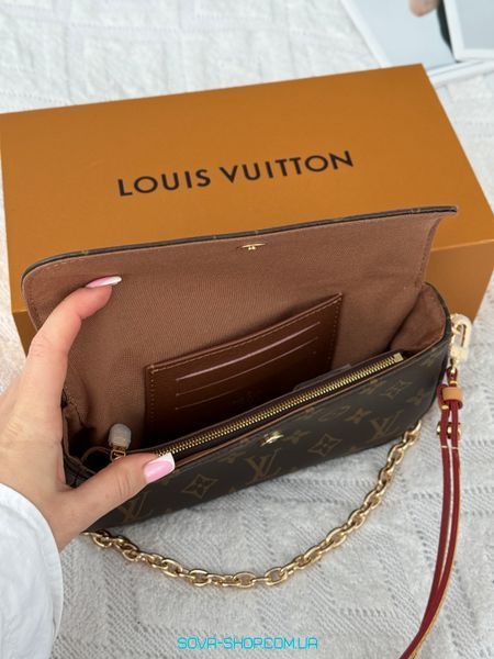 Женская сумка Louis Vuitton IVY Wallet on Chain bag Premium фото