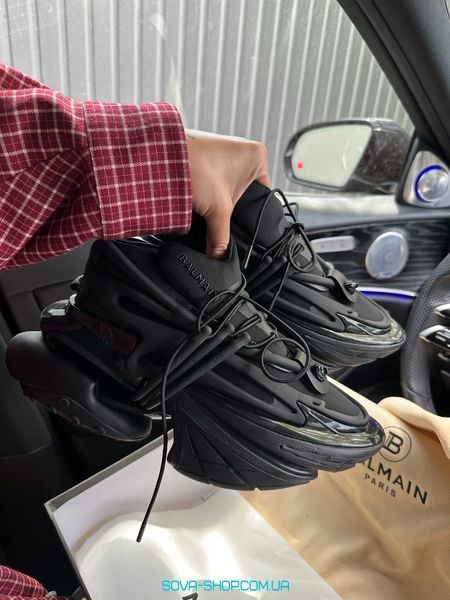 Женские кроссовки Balmain Unicorn Black Premium фото