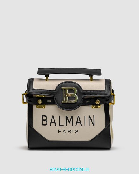 Жіноча сумка Balmain B-Buzz 23 Total Cream/Black Premium фото