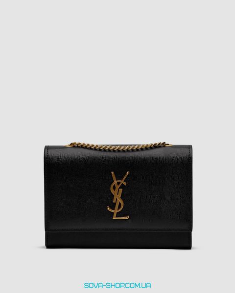 Женская сумка Yves Saint Laurent Kate Small Black/Gold Premium фото