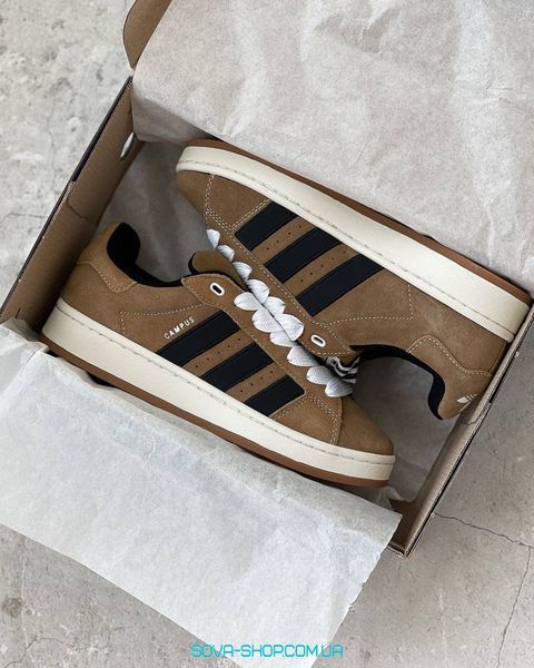 Жіночі кросівки Adidas Campus Brown Black фото