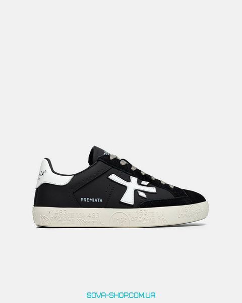 Жіночі кросівки Premiata Steven Black White Premium фото