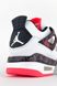 Чоловічі баскетбольні кросівки Nike Air Jordan 4 Retro White Red re-5598 фото 5