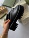 Жіночі шльопанці Gucci Platform Slides Black Premium re-11270 фото 1