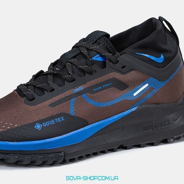 Чоловічі кросівки Nike Pegasus Trail 4 Gore-Tex Brown Blue фото