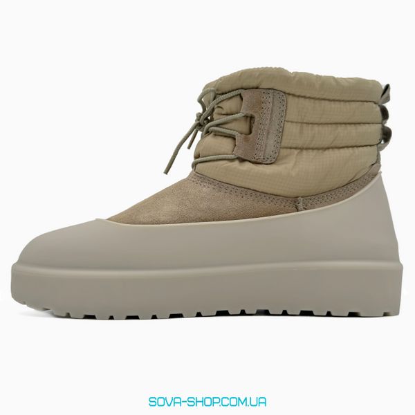 Чоловічі та жіночі зимові ботинки UGG Classic Mini Lace-Up Beige PREMIUM фото