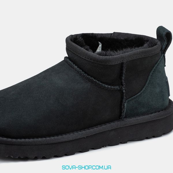 Жіночі та чоловічі зимові ботинки UGG Ultra Mini Black Premium фото