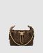Жіноча сумка Chanel 25 Mini Handbag Suede Dark Brown Premium re-129031 фото 3