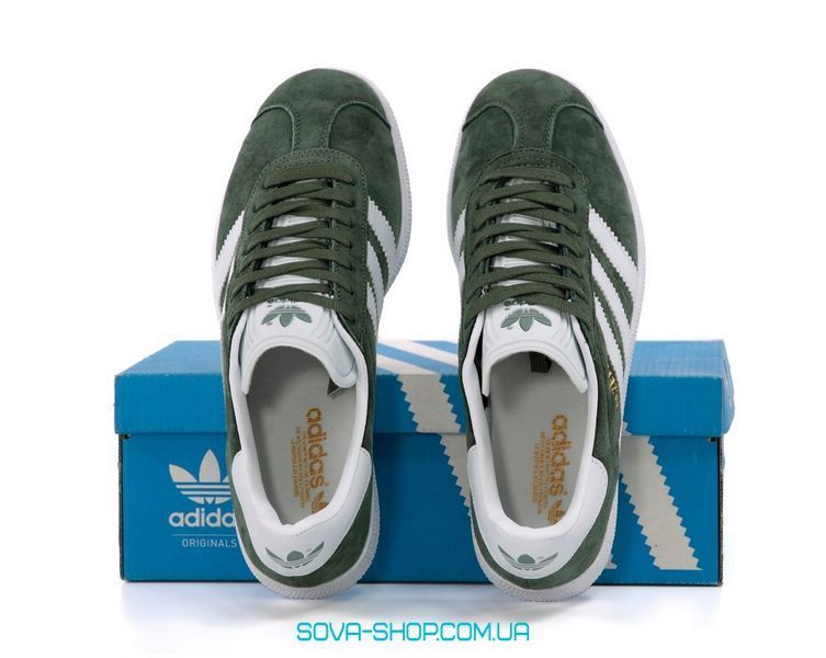 Чоловічі кросівки Adidas Gazelle Green фото