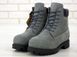 Зимові чоловічі та жіночі ботинки (Вовняне хутро) Timberland CLASSIC PREMIUM NUBUCK WATERPROOF GREY/BLACK re-37611 фото 4