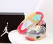 Жіночі баскетбольні кросівки Air Jordan 4 Retro Nike OFF white Retro Grey/Pink re-5573 фото 6