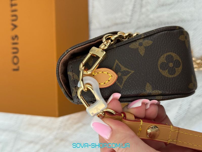 Женская сумка Louis Vuitton IVY Wallet on Chain bag Premium фото