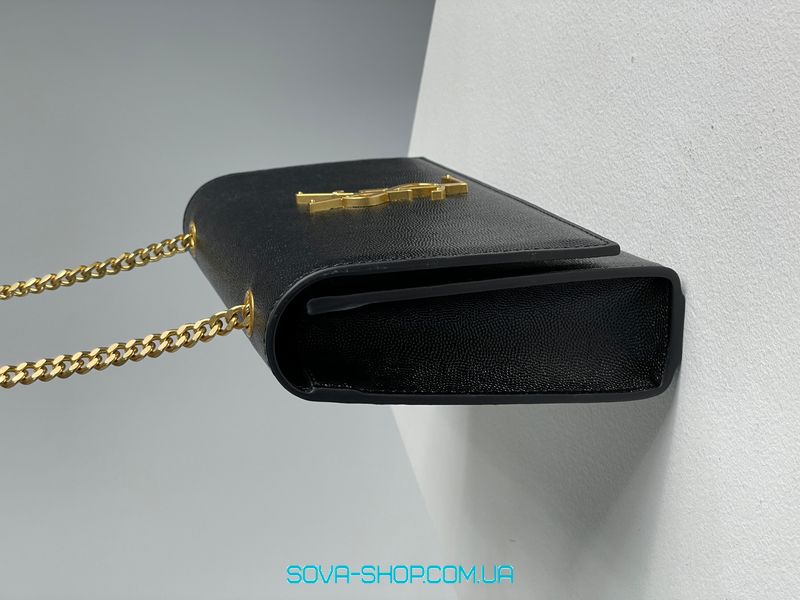 Женская сумка Yves Saint Laurent Kate Small Black/Gold Premium фото