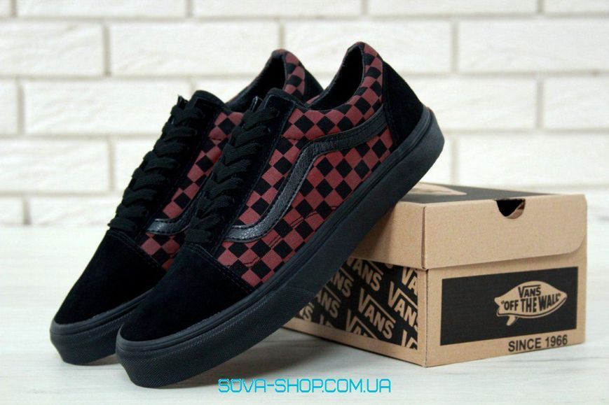 Мужские кеды Supreme x V a n s Old Skool red men V a n s фото