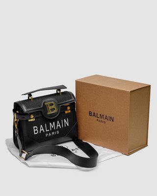 Женская сумка Balmain B-Buzz 23 Total Black Premium фото