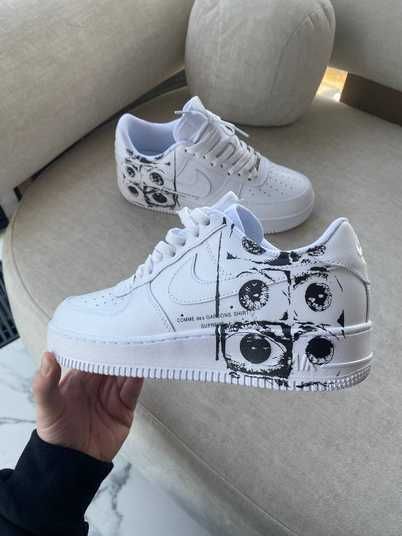 Мужские и женские кроссовки Nike Air Force 1 Low х Comme des